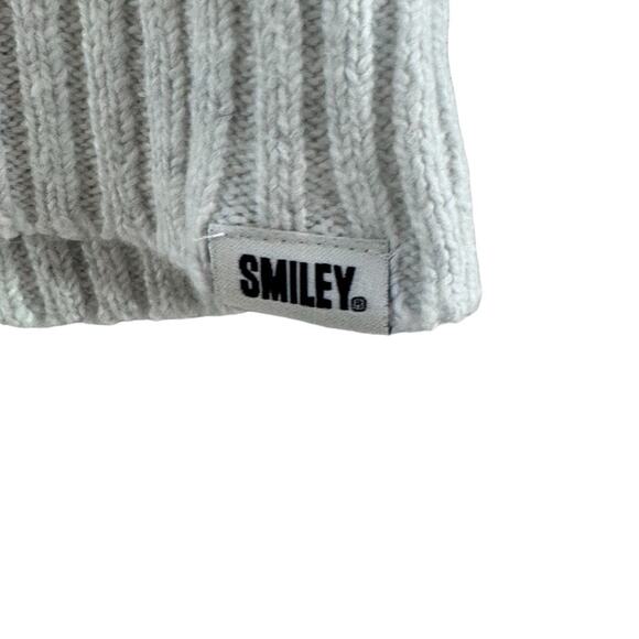 American Eagle Smiley Sweater Logo Mock Neck Lightweight Long Sleeve Size M NEW - Picture 5 of 9